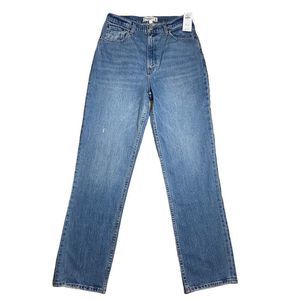 Abercrombie & Fitch Curve Love Ultra High Rise 90s Straight Jean Women 30/10